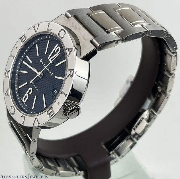 Bvlgari Bvlgari Stainless Steel Automatic Watch Reference BB 38 SS