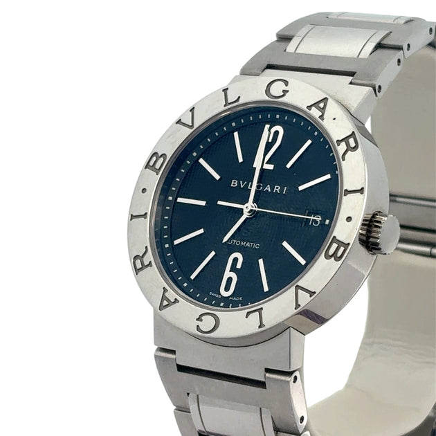 Bvlgari Bvlgari Stainless Steel Automatic Watch Reference BB 38 SS