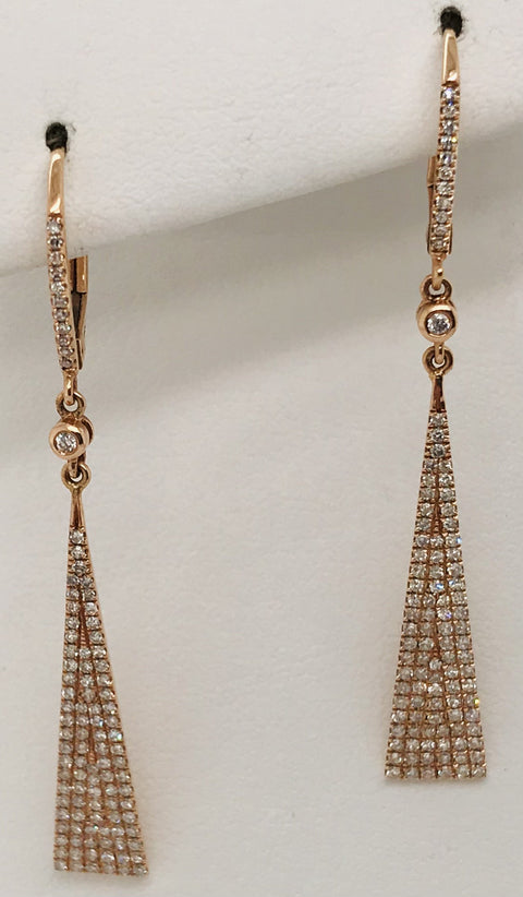 Getana Diamond Earrings Style ER-DIA-04320-RG