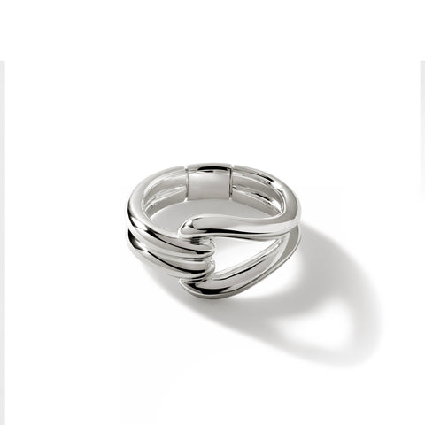 John Hardy Surf Silver Ring