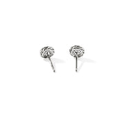 John Hardy Essentials Silver Studs with Diamonds