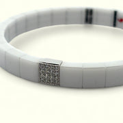 Roberto Demeglio White Ceramic Bracelet