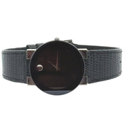 Gent's Blk Strp Movado Watch