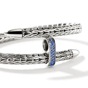 John Hardy Spear Bracelet with Blue Sapphire