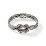 John Hardy Love Knot Silver 5mm Extra Small Chain Double Row Bracelet