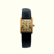 est Cartier Tank quartz mens watch