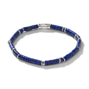 John Hardy Heishi Lapis Lazuli Beaded Bracelet