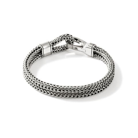 John Hardy Icon Extension Silver Double Row Bracelet