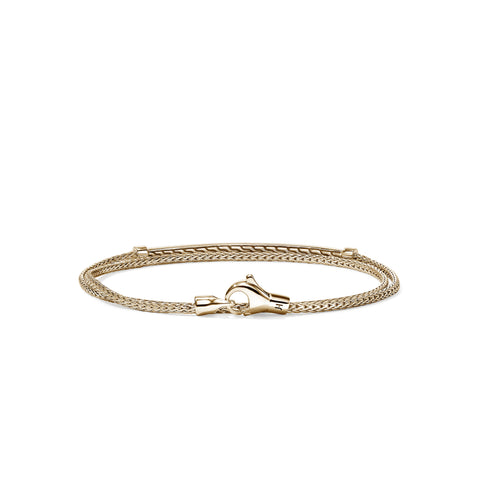 John Hardy Essentials 14K Bracelet with Diamonds