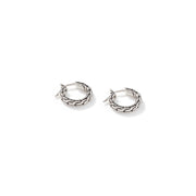 John Hardy Essentials Silver Small Hoops