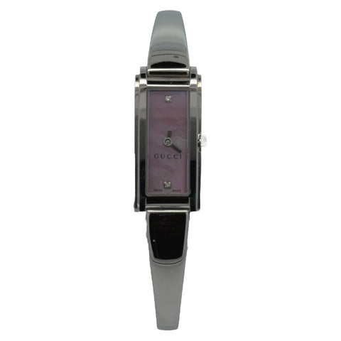 Pnk Qtz Gucci Watch