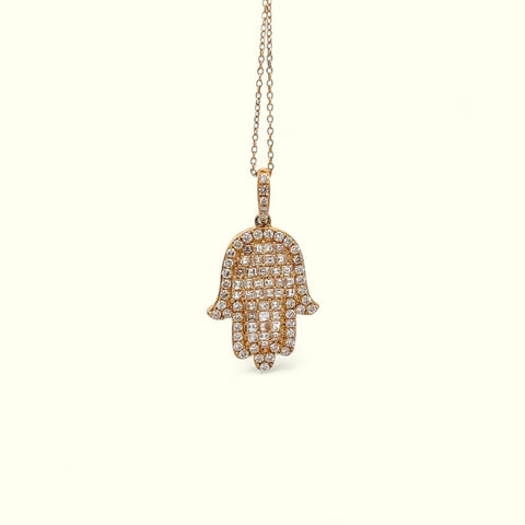 Odelia 18k White gold Chain with Diamond Pendant