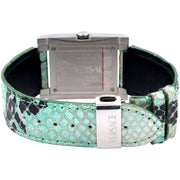 Versace MOP Mother of Peral Dial Tank Style Watch