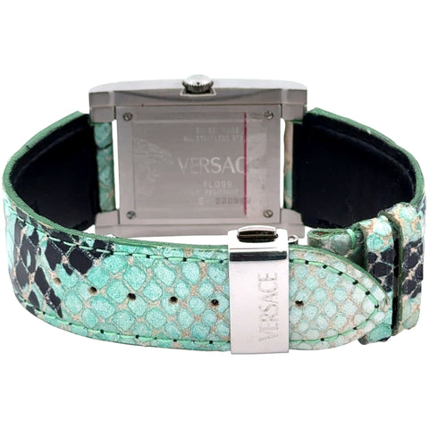 Versace MOP Mother of Peral Dial Tank Style Watch