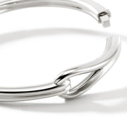 John Hardy Surf Silver Hinged Bangle