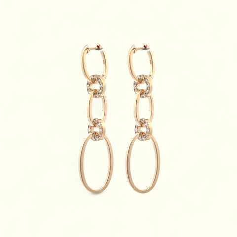 Getana diamond earring 1.02 ct