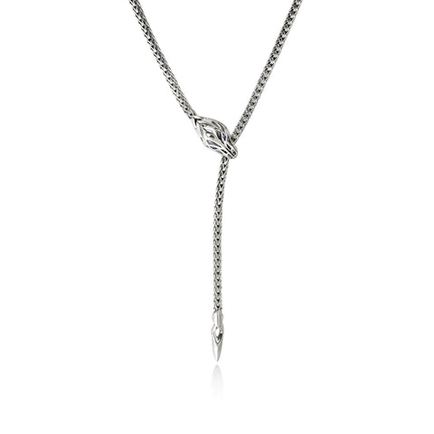 John Hardy Naga Silver Mini Chain Necklace