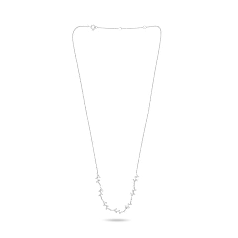 Roman + Jules 14K White Gold Diamond Necklace Style EN1044-1