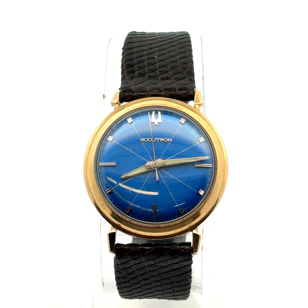 Vintage <br> Bulova Accutron <br> 14kt Gold