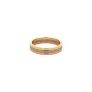 Est Cartier Vendome Louis Cartier 18K Tri-Color Gold, Size 60