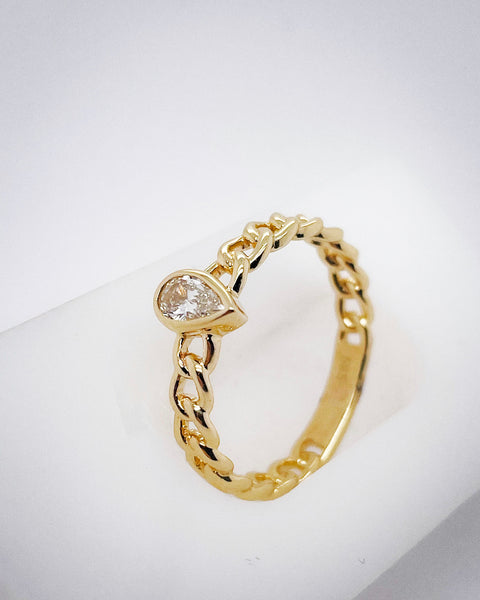 Getana 14K Yellow Gold Ring Style RG-DIA-7457-YG