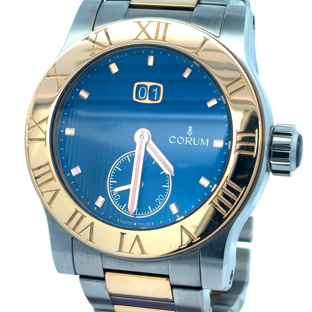 小*こ様 CORUM ROMULUS 時計 Corum Romulus Stainless/ 18kt Rose Gold – Alexander's Jewelers