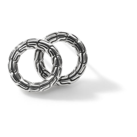 John Hardy Essentials Silver Round Studs