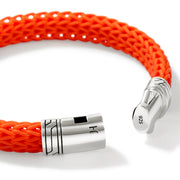 John Hardy Icon Rubber Orange Bracelet