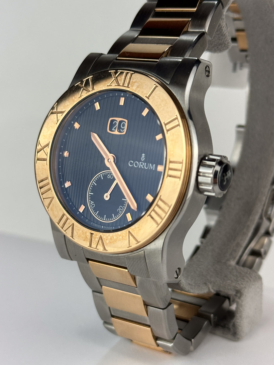 CORUM ROMULUS ホワイト文字盤 63.171.20 V400 CORUM】コルム『ロムルス クロノグラフ』63.171.20 V400 メンズ