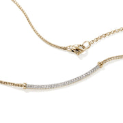 John Hardy Essentials 14K Chain Necklace with Diamonds