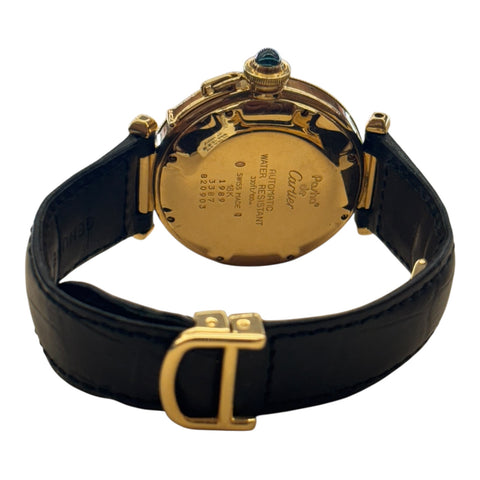 Est Cartier Pasha Yellow Gold Case with Cream Dial and Deployant ref 820903