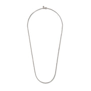 Silver Box Chain Necklace