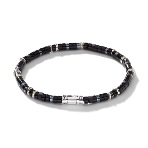 John Hardy Heishi Treated Black Onyx Bracelet