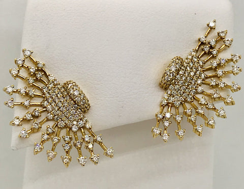 Getana Diamond Earrings Style ER-DIA-15060-YG