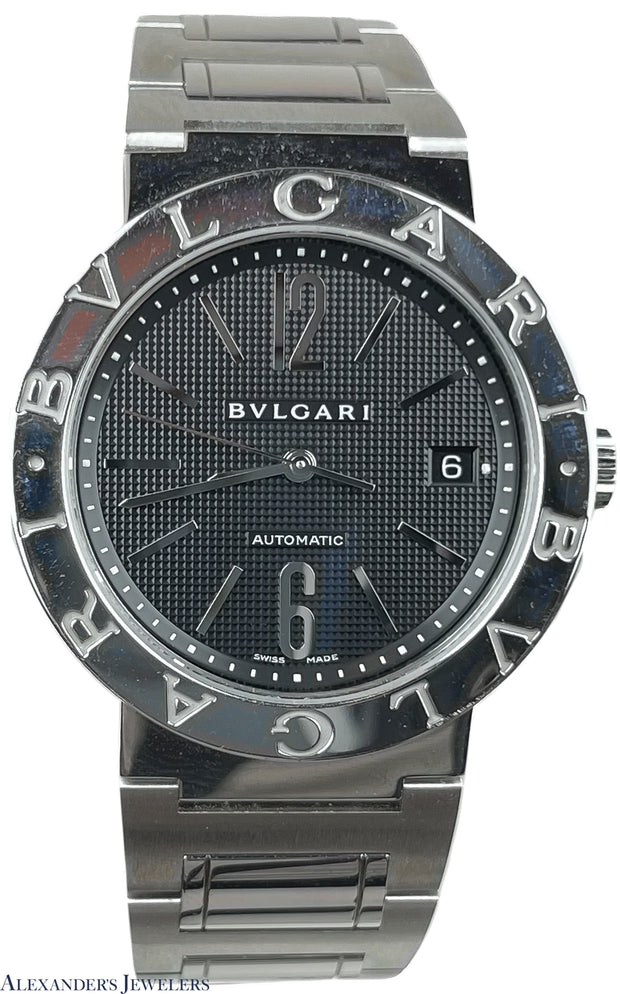 Bvlgari Bvlgari Stainless Steel Automatic Watch Reference BB 38 SS