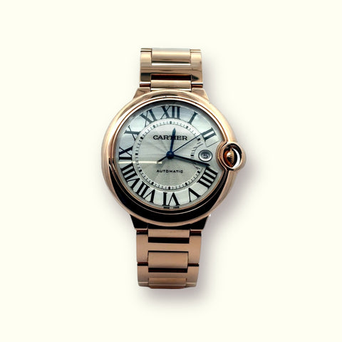 Est Cartier 18kt Rose Gold Ballon Bleu