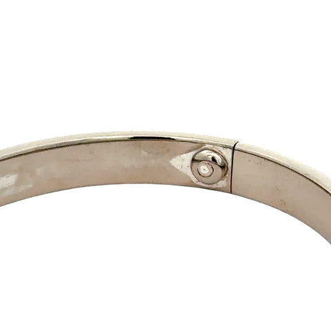 Est Cartier Love Bracelet 18K White Gold, Size 17