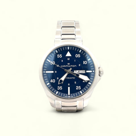 Hamilton 42mm Khaki Pilot Blue