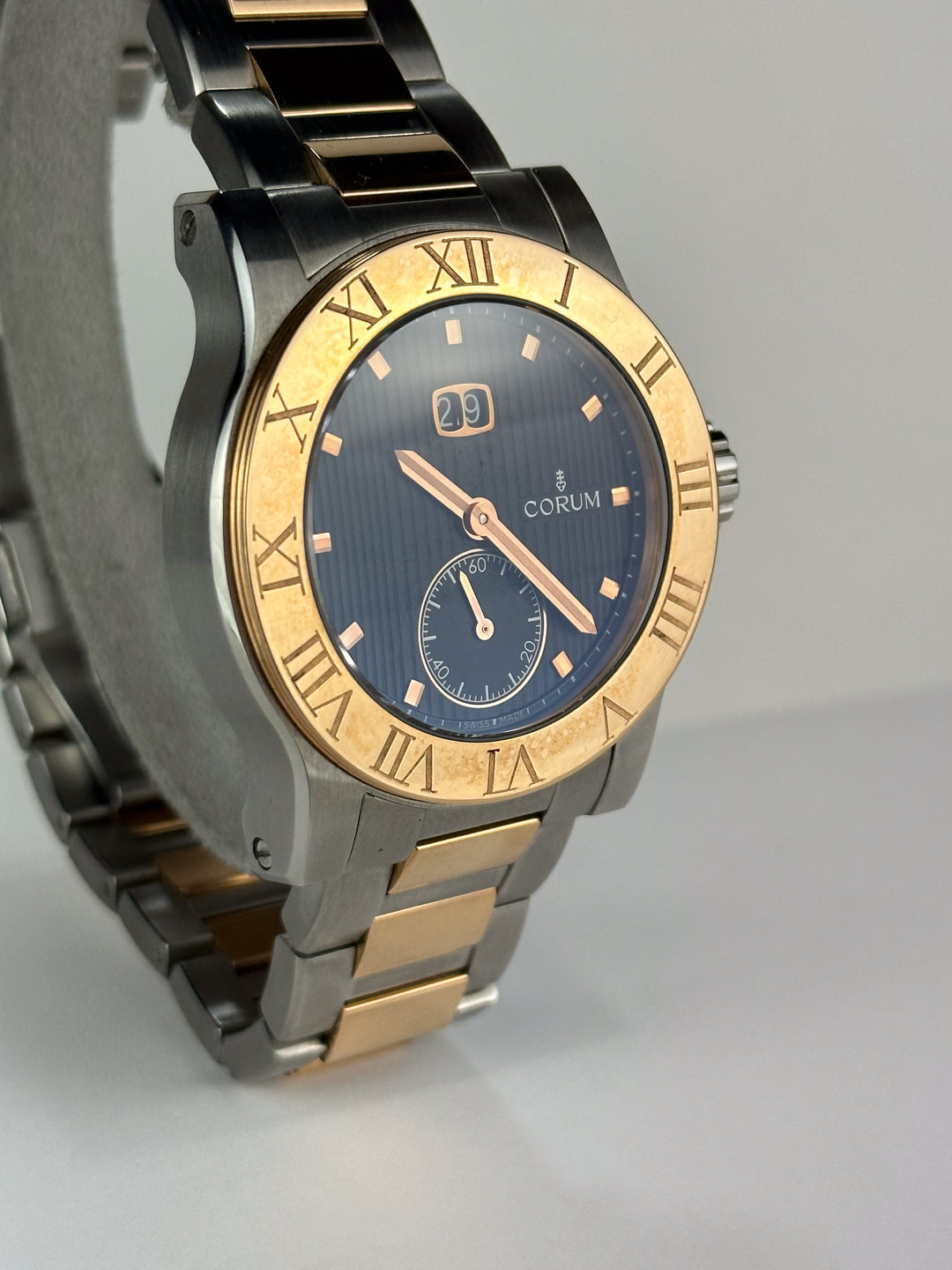 Corum Romulus Stainless/ 18kt Rose Gold – Alexander's Jewelers