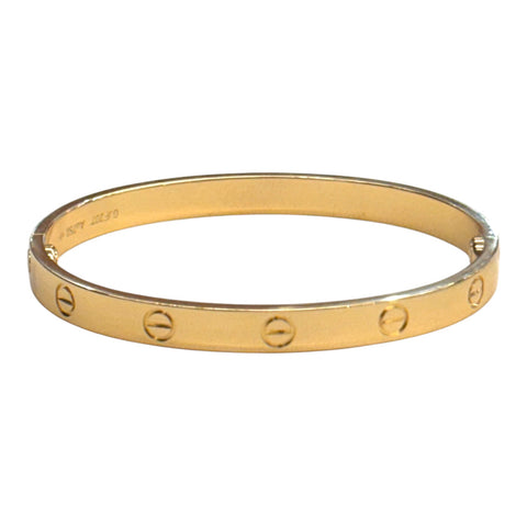 Cartier est Love Bracelet 18kyg size 18