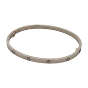 Est Cartier Love Bracelet 18K White Gold, size 17