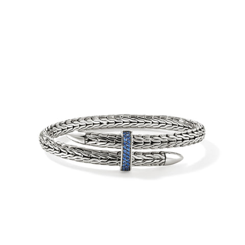 John Hardy Spear Bracelet with Blue Sapphire