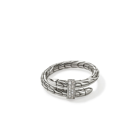 John Hardy Spear Ring Diamond Pave