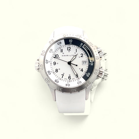 Hamilton Khaki Qtz 42mm White