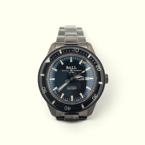 Ball Watch <br>Engineer II Skindiver Heritage Full Black <br> DM3208B-S4-BK