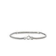 John Hardy Essentials Silver Bracelet with Black Sapphire