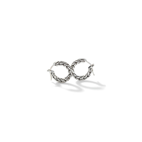 John Hardy Essentials Silver Small Hoops