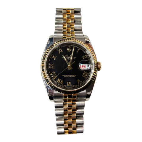 Rolex Datejust Gold Steel Two