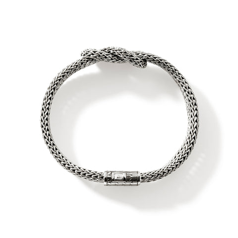 John Hardy Love Knot Silver 5mm Extra Small Chain Double Row Bracelet