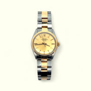 Rolex Air King 5501 Two Tone 14k Gold Circa 1967 Full Set